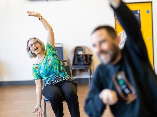 Community exercise class