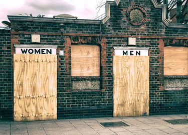 Disused public toilets